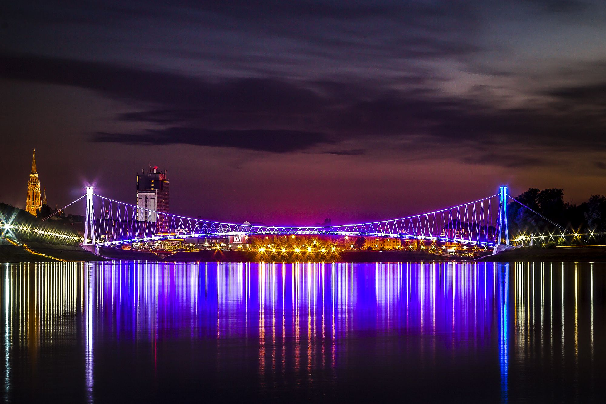 Pedestrian bridge Osijek